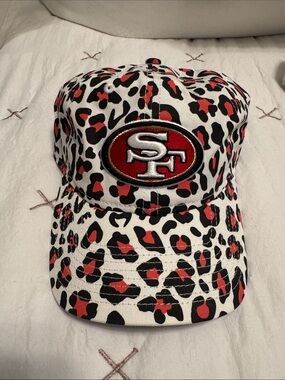 Women’s SF 49’ers NFL Leopard Print Hat
